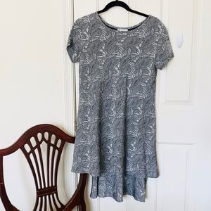 Nine Clouds Collection gray Floral Dress